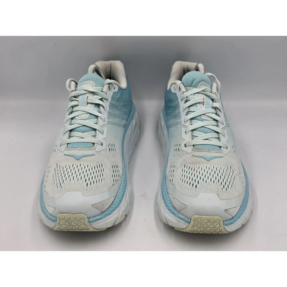 Hoka One One Clifton 6 W Women's Size 9.5 Running Walking Shoes Light Blue White